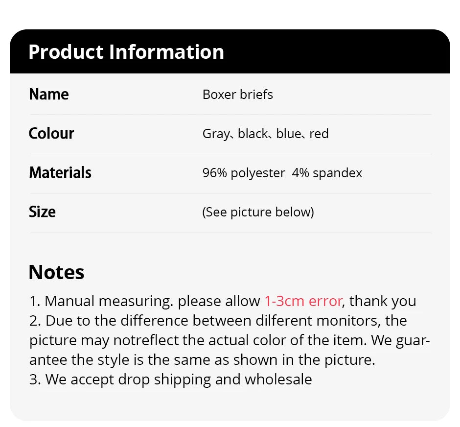 4/10 Piece Men's Black Fashionable Sexy Simple Underwear Boxer Shorts Plus Size Comfortable Versatile Casual Sports Beach Shorts