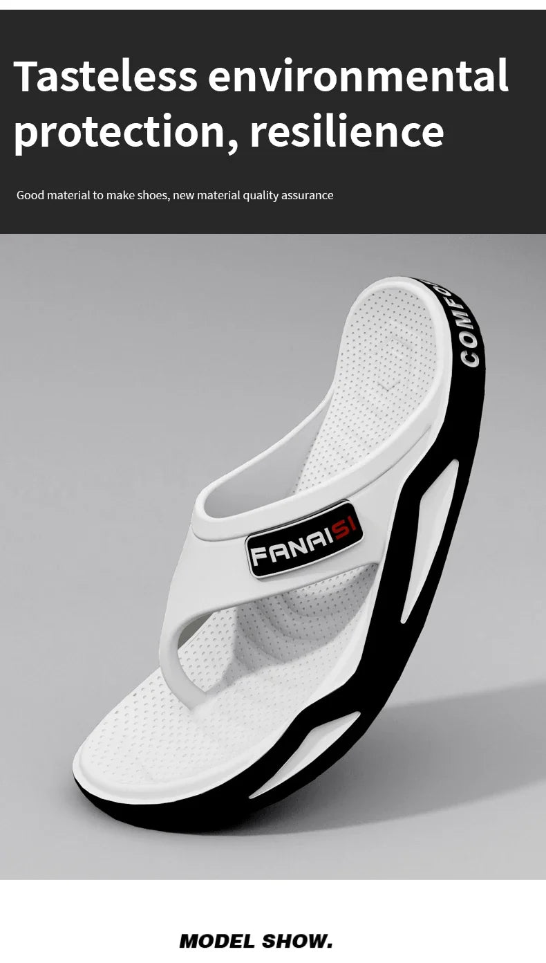 New 2026 Flip Flops For Man Flip-Flops Sports Beach Sandals Men Casual Fashion & Trend Comfortable Shoes House Home Outdoor