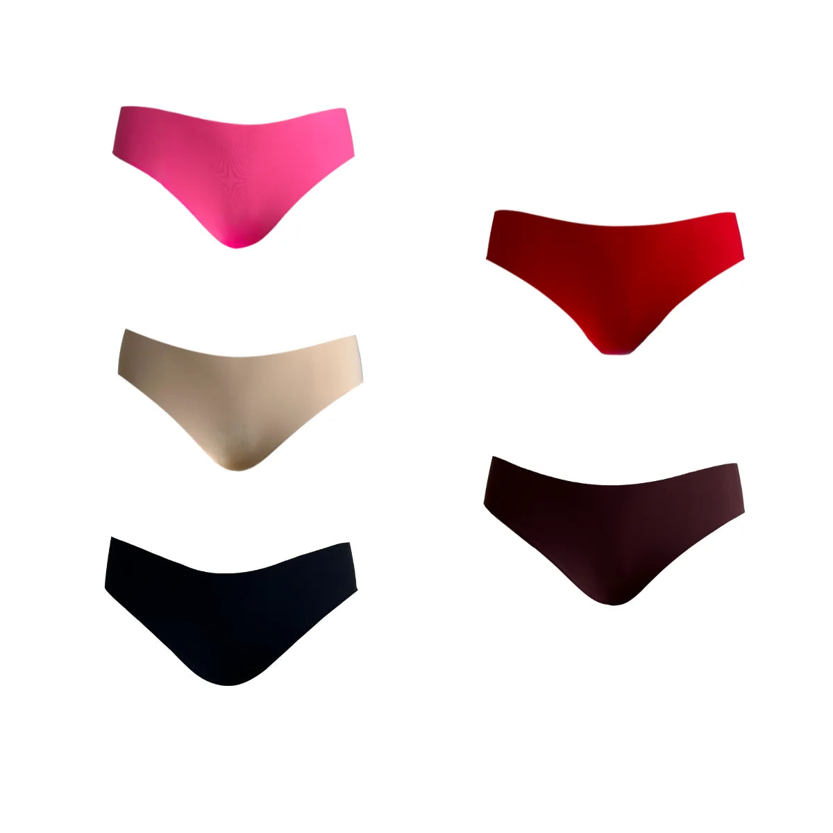 Free Tonight Women’s 5-Pack Seamless Sexy Briefs
