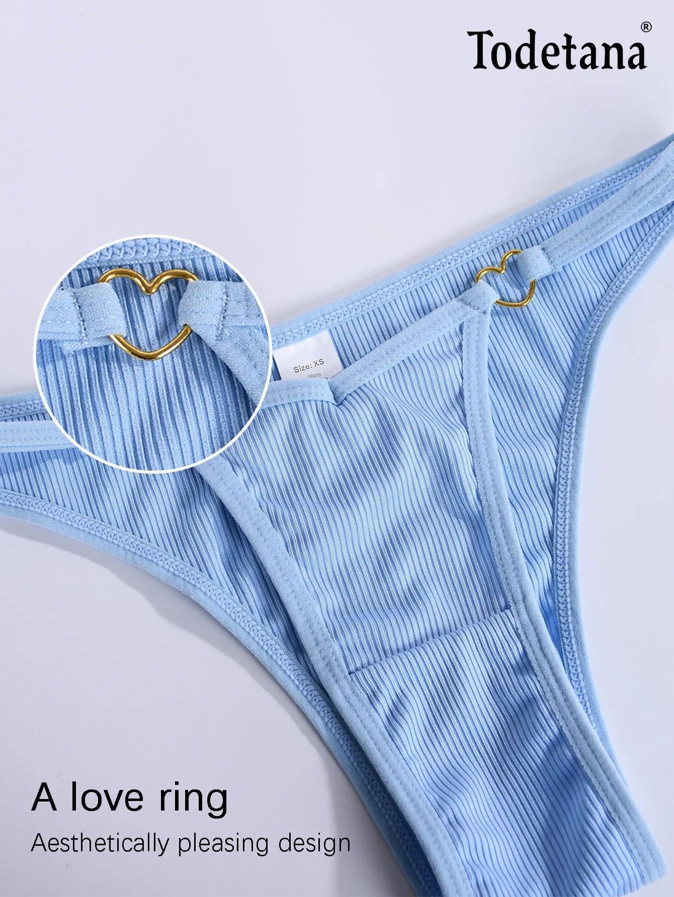 7Pcs Soft Women's Thong Cotton Underwear Set Ribbed Sexy Low-rise Seamless Underwear Breathable And Comfortable