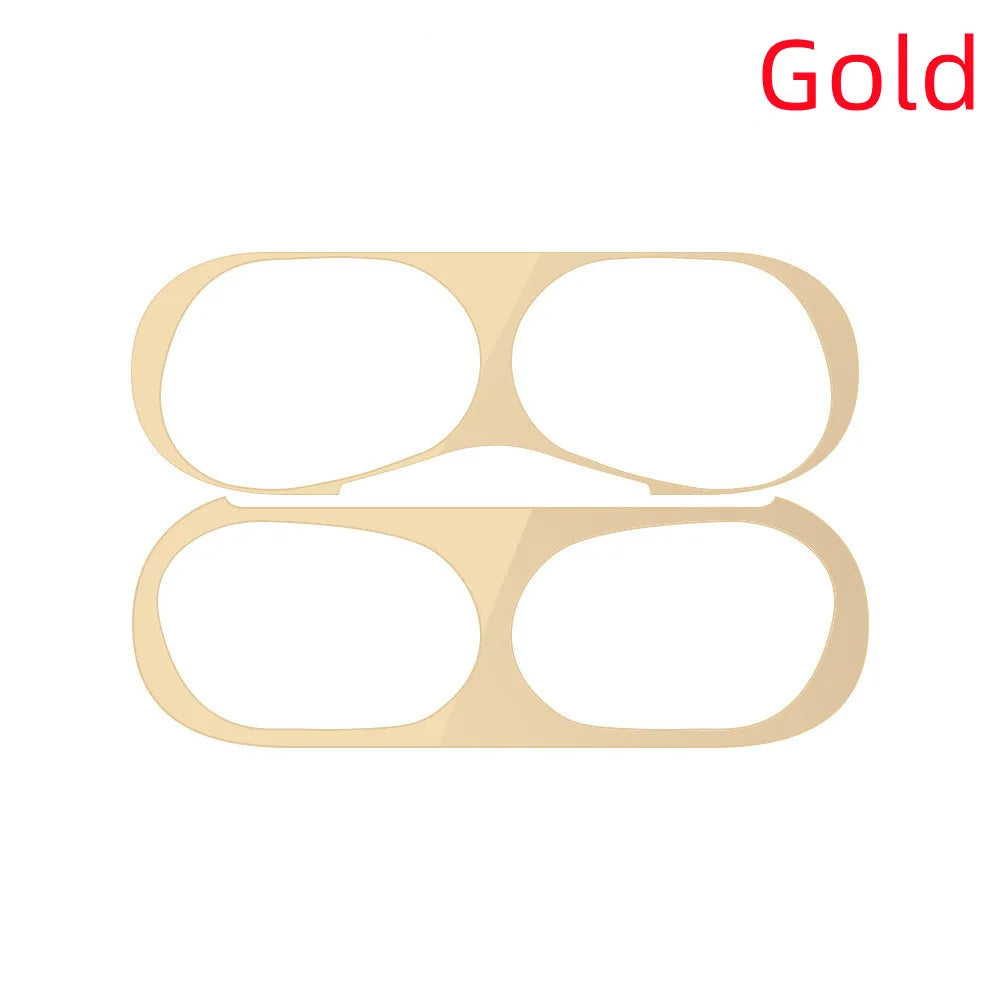 Metal Dust Guard Sticker for Apple AirPods Pro 2 Case Dust-proof Cover Sticker Anti-scratch Earbuds Film for Airpods 3 Pro 2 1