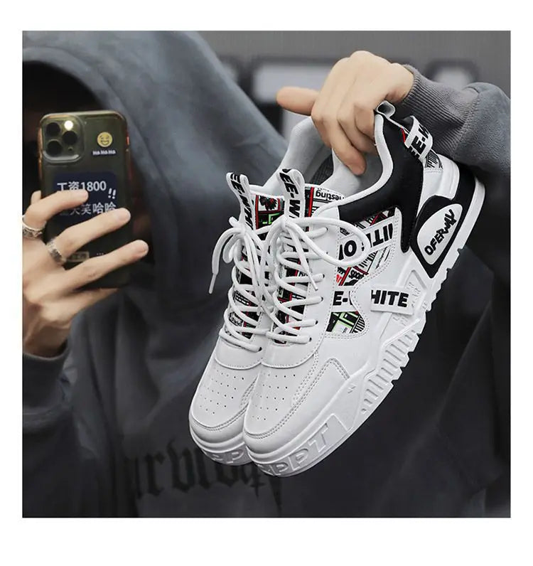 2025 Luxury Men's Vulcanized Shoes Summer Casual Sneaker for Men Outdoor Running Platform Designer Skateboard Tenis Masculino