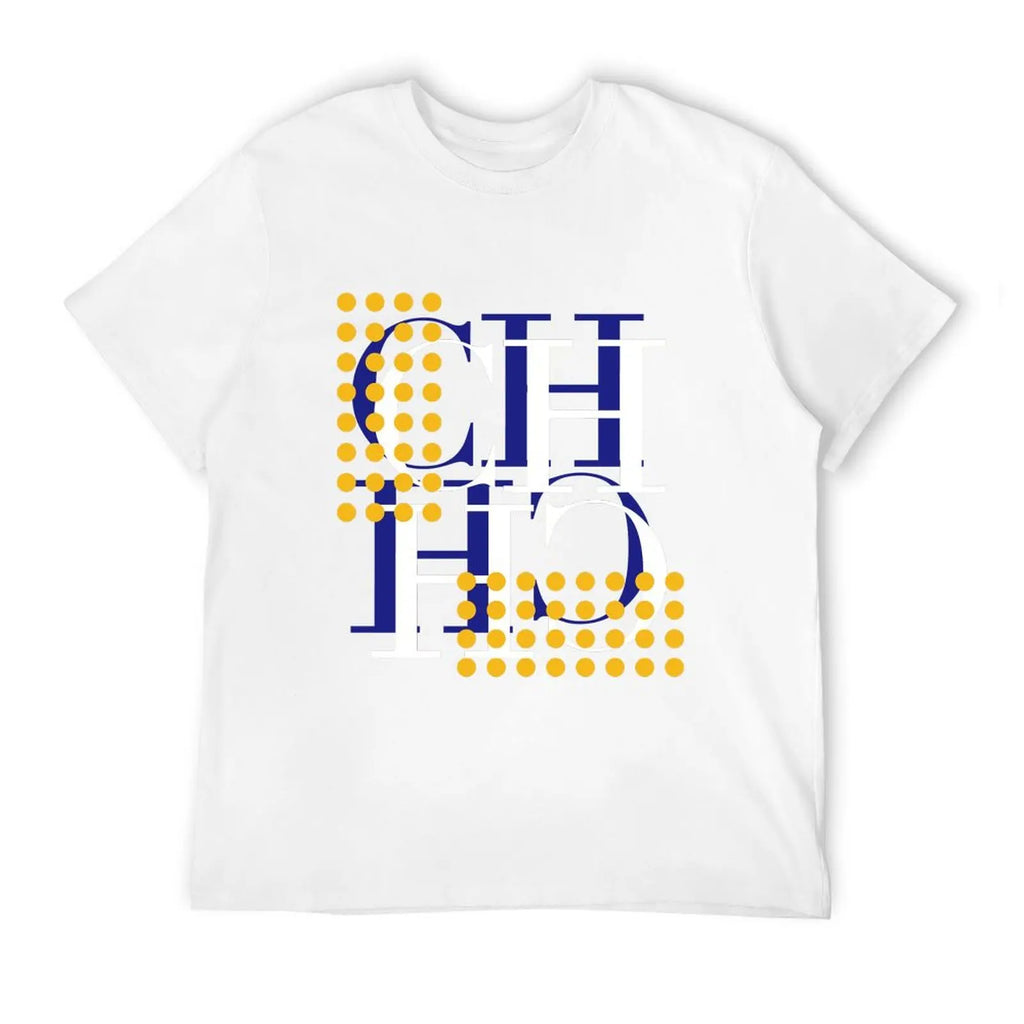 CHCH Men T Shirt Summer Cotton Tops Fashion Tshirts O-neck Round Collar Short-Sleeve Men Top Tees
