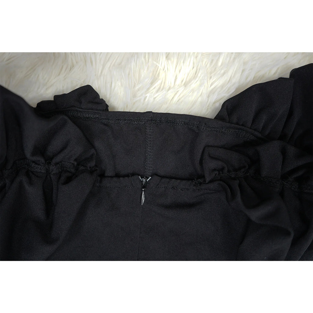 Petal Sleeve Fishbone Waist Dress Women 2024 Pleated Bodycon Long Sexy Dress Elegant Robes Party Dresses Vestidos