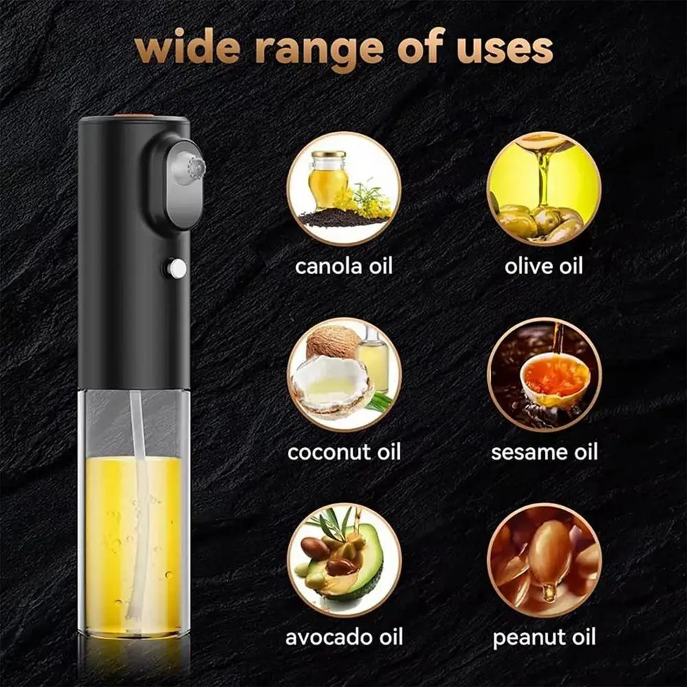 200ml Electric Butter Sprayer for Cooking Olive Oil Butter Dispenser Bottle For Kitchen Air Fryer BBQ Salad Baking gadgets