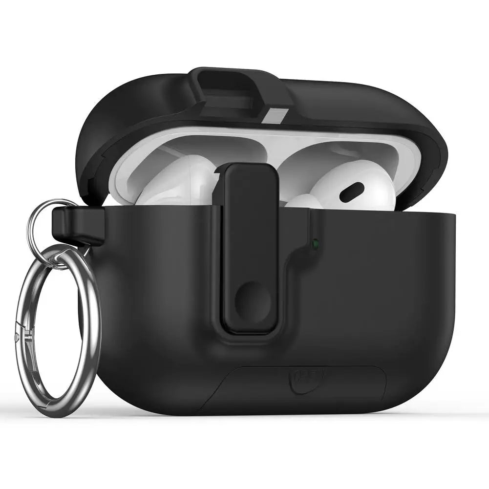 Shockproof Protective Case For Airpods Pro 3 With Phone Stand Automatic Lock Security Cover For AirPods Pro3 3rd Gen 2025
