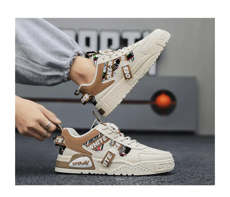 2025 Luxury Men's Vulcanized Shoes Summer Casual Sneaker for Men Outdoor Running Platform Designer Skateboard Tenis Masculino