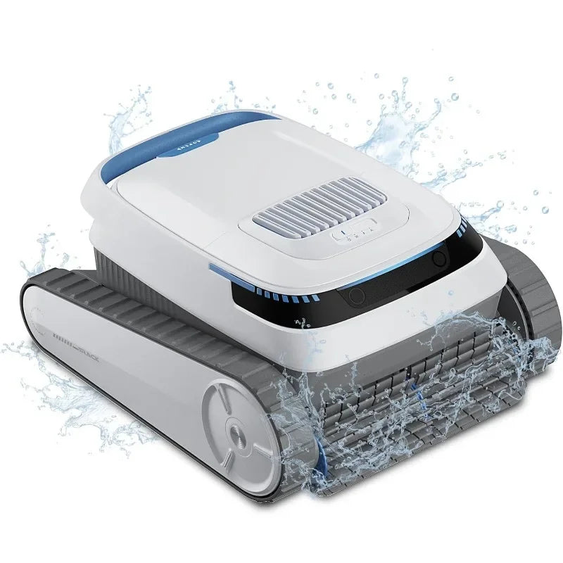 VOXIV Cordless Robotic Pool Cleaner with Wall Climbing - Over 120mins Runtime Automatic Pool Vacuum