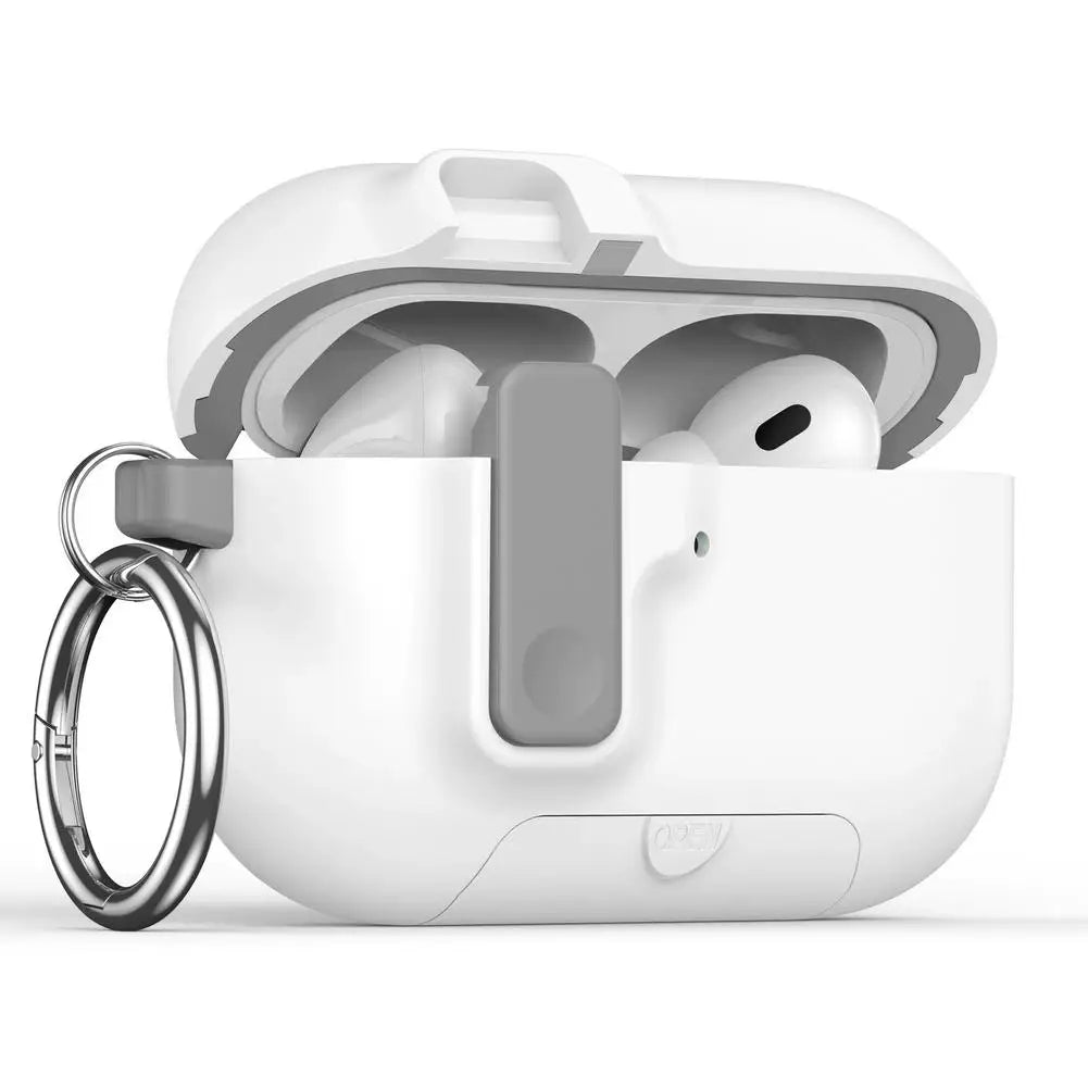 Shockproof Protective Case For Airpods Pro 3 With Phone Stand Automatic Lock Security Cover For AirPods Pro3 3rd Gen 2025