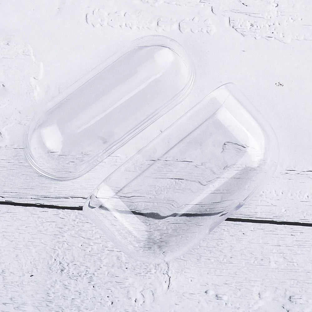 Transparent Earphone Case For Apple Air Pods Pro 1 2 PC Case Clear Hard Shell Protective Cover For Air Pods 3 2 1 Charging Box