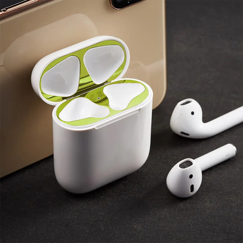 Metal Dust Guard Sticker for Apple AirPods Pro 2 Case Dust-proof Cover Sticker Anti-scratch Earbuds Film for Airpods 3 Pro 2 1