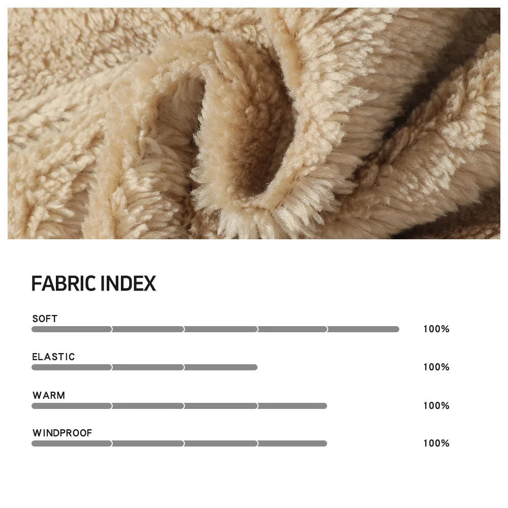 Men's Jackets Winter Windproof Warm Casual Bomber Coat Plaid Sherpa Lined Flannel Outdoor Classic Jacket Men US Size