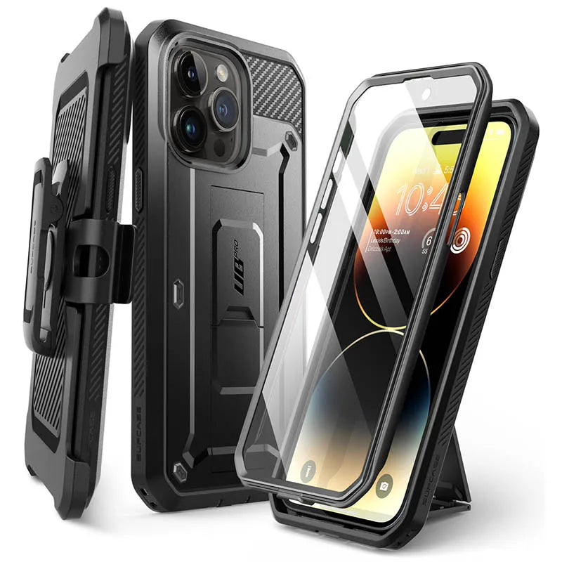 SUPCASE For iPhone 15 Pro Max Case 6.7" (2023) UB Pro Full-Body Rugged Heavy Duty Rugged Case with Built-in Screen Protector