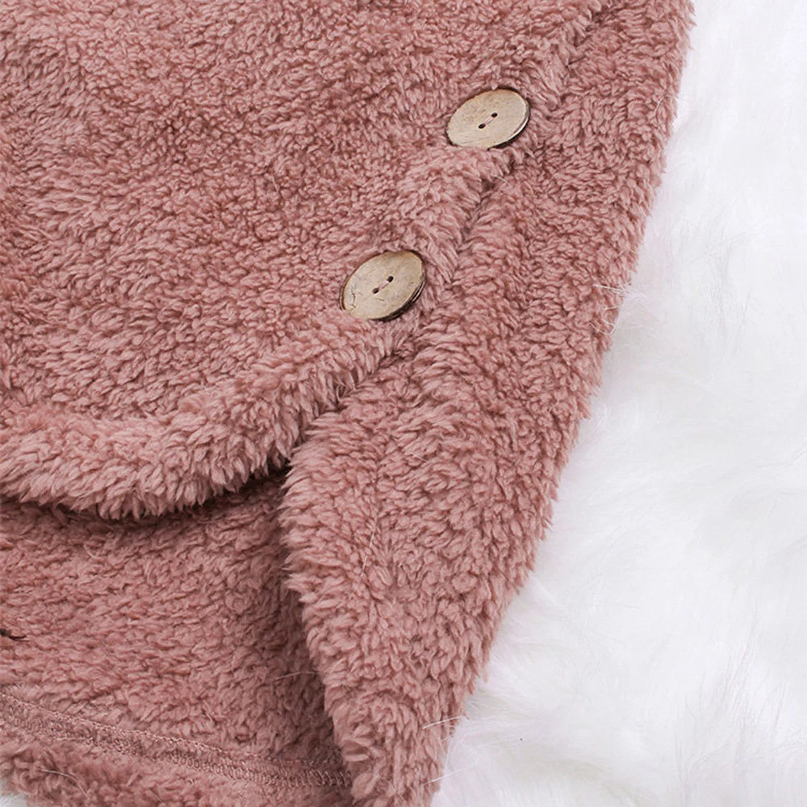 Autumn Winter Coat Women Warm Coat Wool Jacket Female Plush Coat Hooded Jacket New Women's Coats Solid Color Jacket