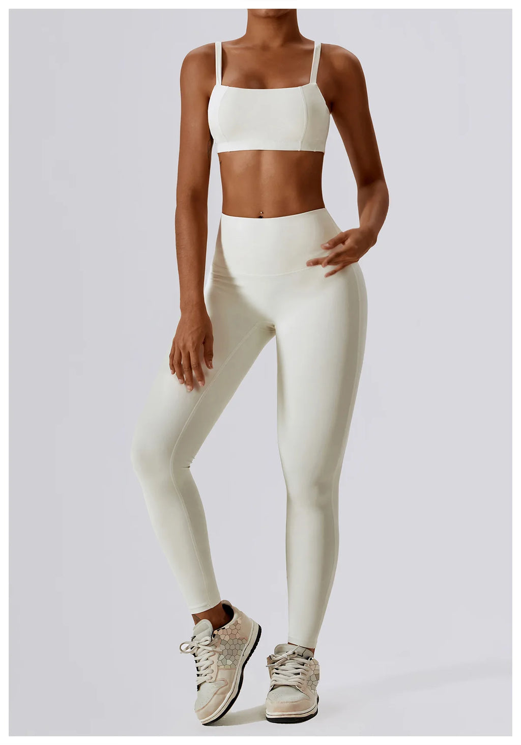 2PCS Yoga Set Nude Feeling Workout Sets Women Tracksuit Gym Push Up Fitness Running Workout Sportwear Sport Bra Leggings Suit