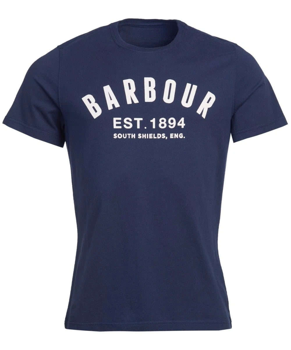 Barbour Logo Outdoor Sports Peripheral Pattern Printing Summer Luxury Brand Cotton Men's and Women's T-Shirts Short Sleeves