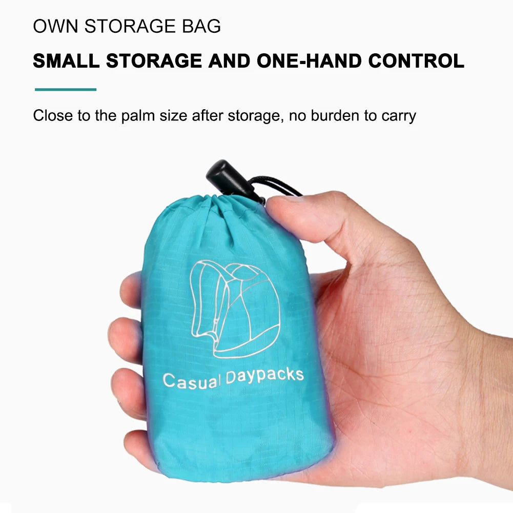 Portable Foldable Backpack Ultralight Outdoor Hiking Bag Climbing Cycling Travel Daypack Knapsack Waterproof Folding Backpacks