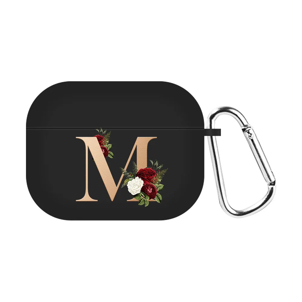 For Airpods Pro 2 USB C Case Silicone Letters Earphone Case For Apple AirPods  4 2nd Generation Pro2 Funda Headset Sleeve Case