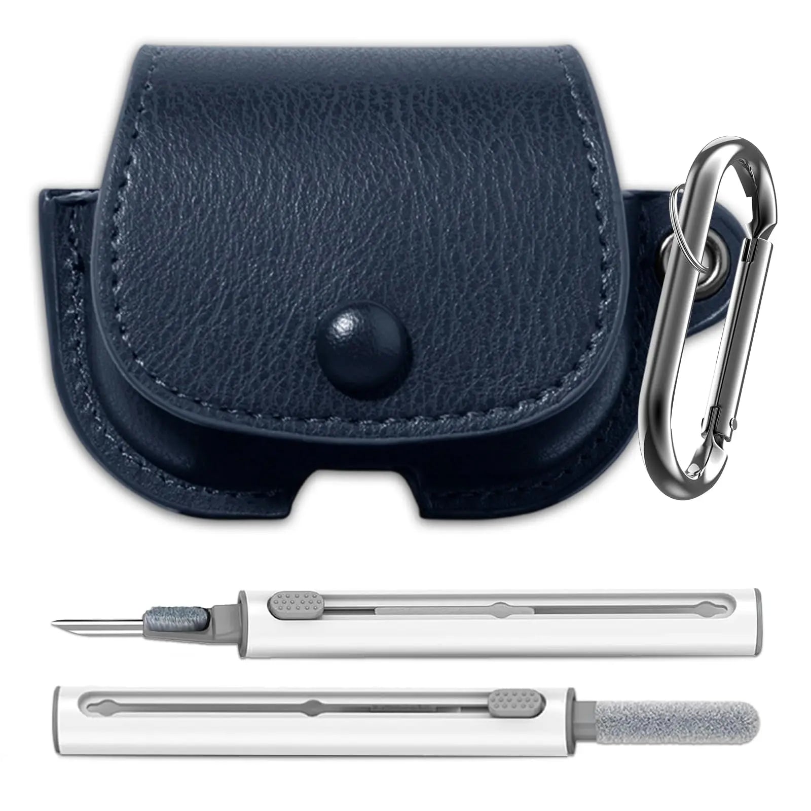 for Apple Airpod Pro 3 Case 2025 Leather Wireless Charging Protective Headphone Case Cover Leather Case for Airpods Pro 3rd Gen