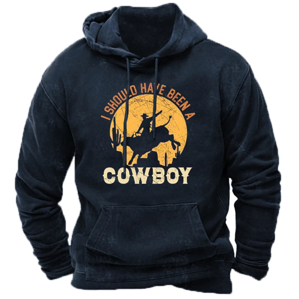 Yellowstone National Park Vintage Men Hoodies Print Pullovers Oversized O-neck Tops Tee Outdoor Streetwear Men Clothing Hot