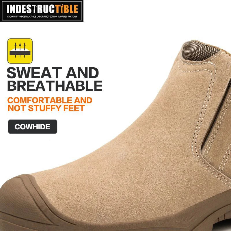 Composite Toe Light Weight Safety Shoes Comfortable Soft Work Sneakers Wear-resisting Anti-Puncture Low Top Casual Walking Shoes