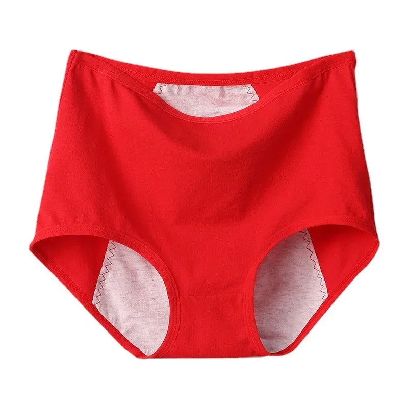 3pcs Girl Menstrual Panties Women's Physiological Briefs Ladies Period Leak Proof Panty High Waist Cotton Underwear