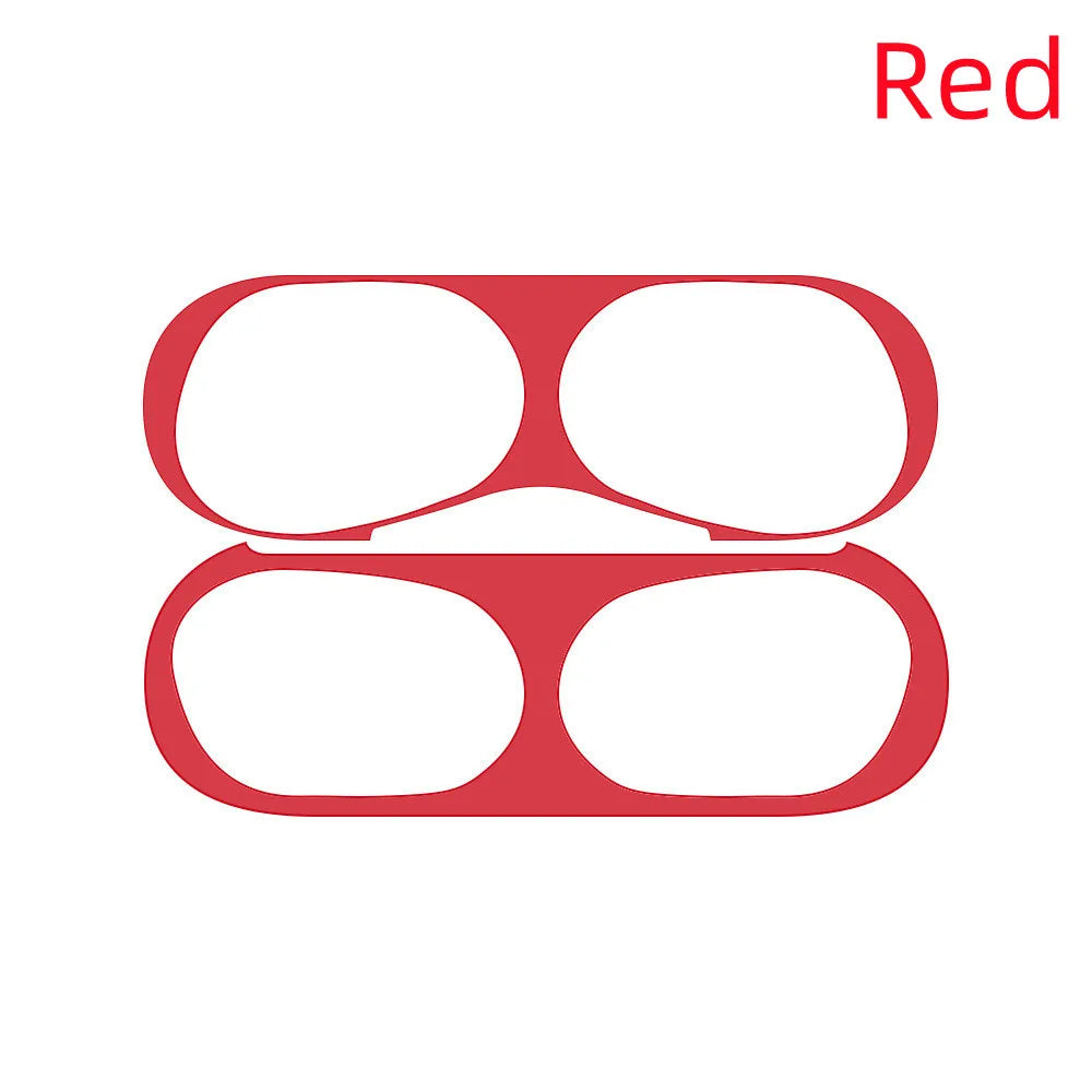 Metal Dust Guard Sticker for Apple AirPods Pro 2 Case Dust-proof Cover Sticker Anti-scratch Earbuds Film for Airpods 3 Pro 2 1