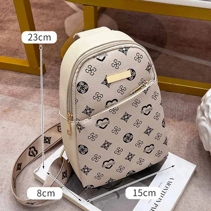 Women's Crossbody New Chest Bag 2024ladeis Bag Women's Crossbody Printed Bag Men's Chest Bag