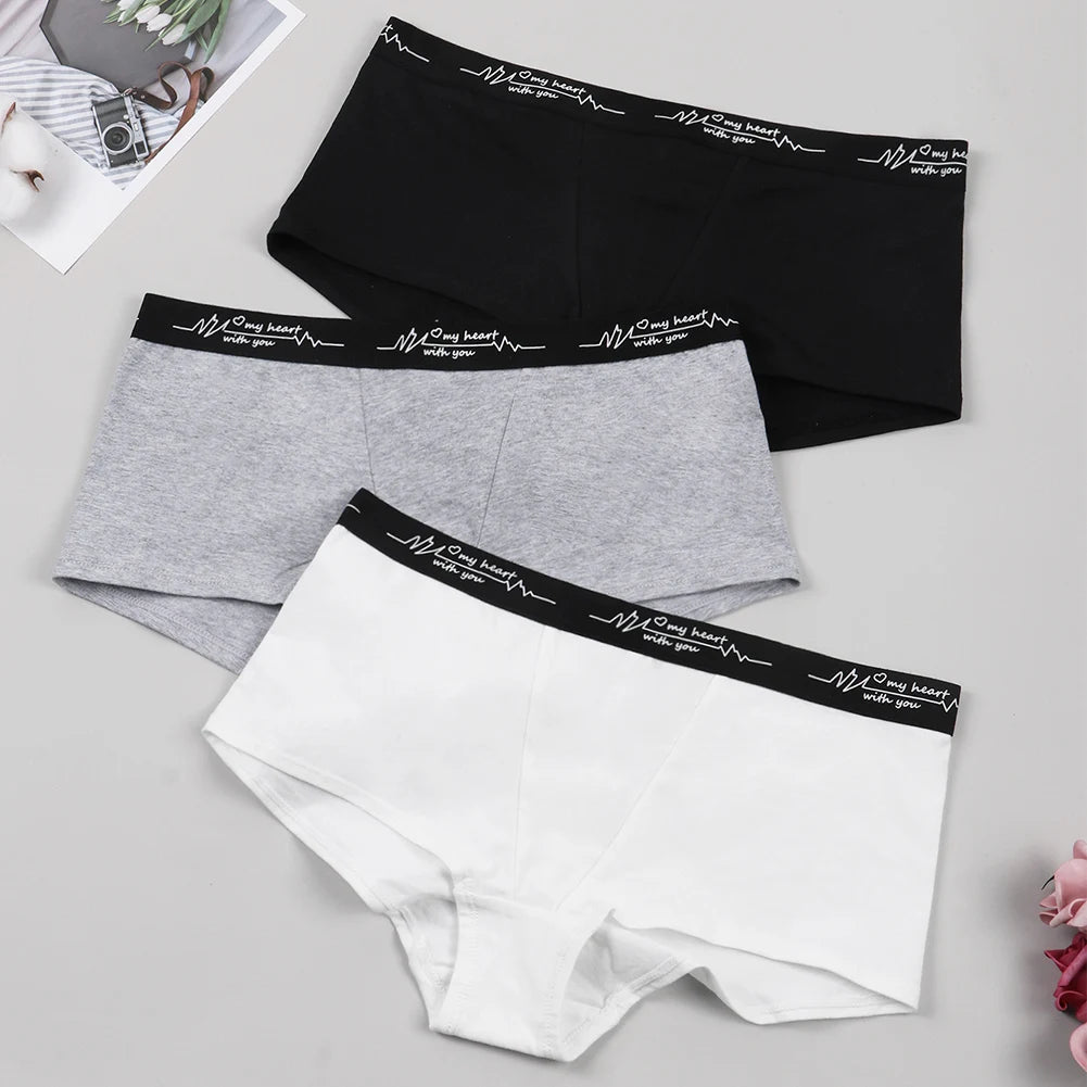 6 Pcs Cotton Boyshort Underwear for Women Cute Boxer Briefs Panties Ladies
