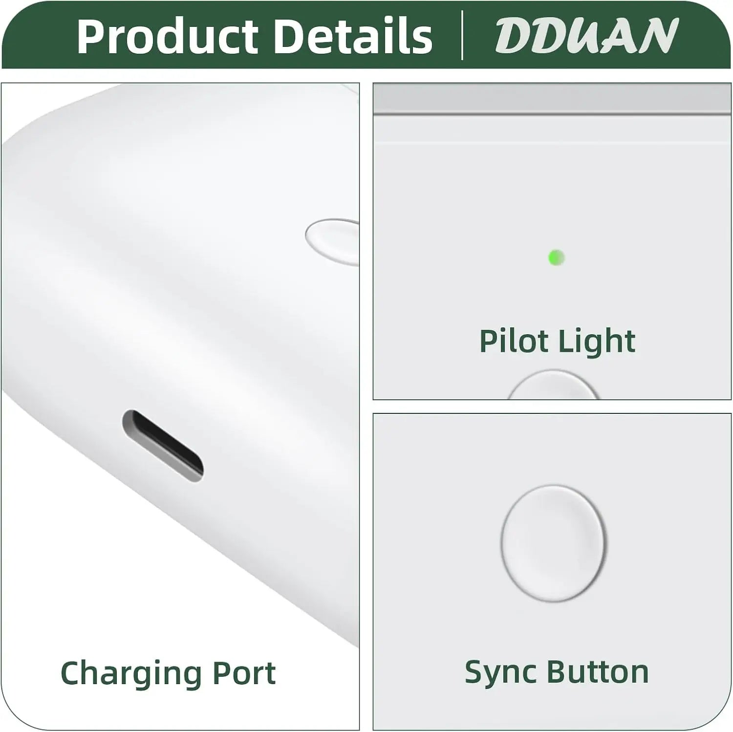 Replacement For AirPod Pro1 2 Charging Case with AirPods 4st&2nd Generation Wireless Charging box Bluetooth Pairing For Apple 3