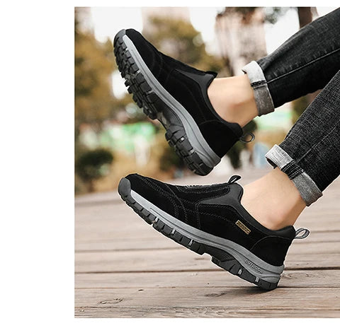 Men's non-slip casual sports shoes wear-resistant hiking shoes Outdoor 2024 fashion comfortable flat walking shoes for men