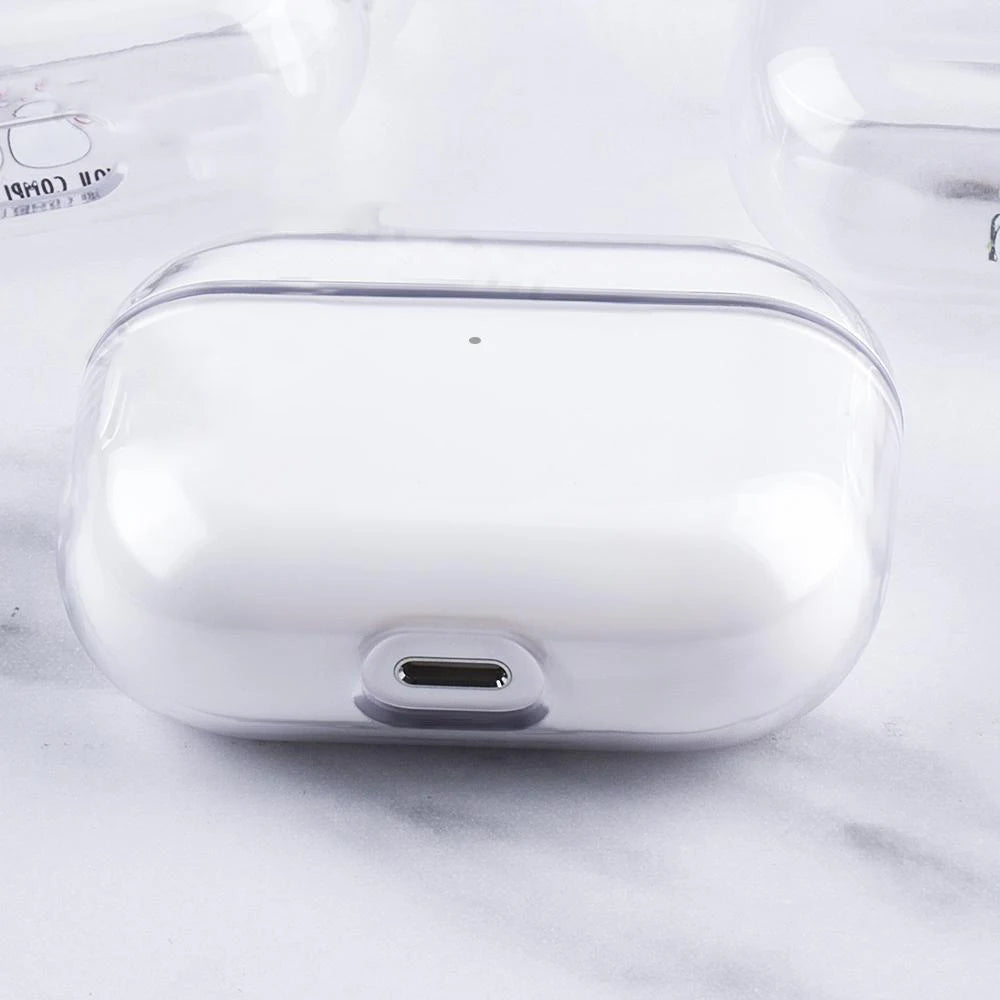 Transparent Earphone Case For Apple Air Pods Pro 1 2 PC Case Clear Hard Shell Protective Cover For Air Pods 3 2 1 Charging Box