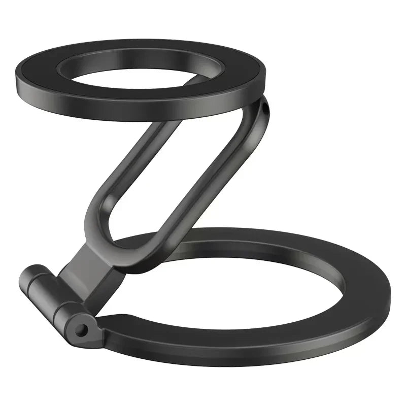 2025 Double-Sided For MagSafe Phone Holder for iPhone 14/15/16 Foldable 360° Rotating Stand Strong Magnet & Finger Grip Suppor