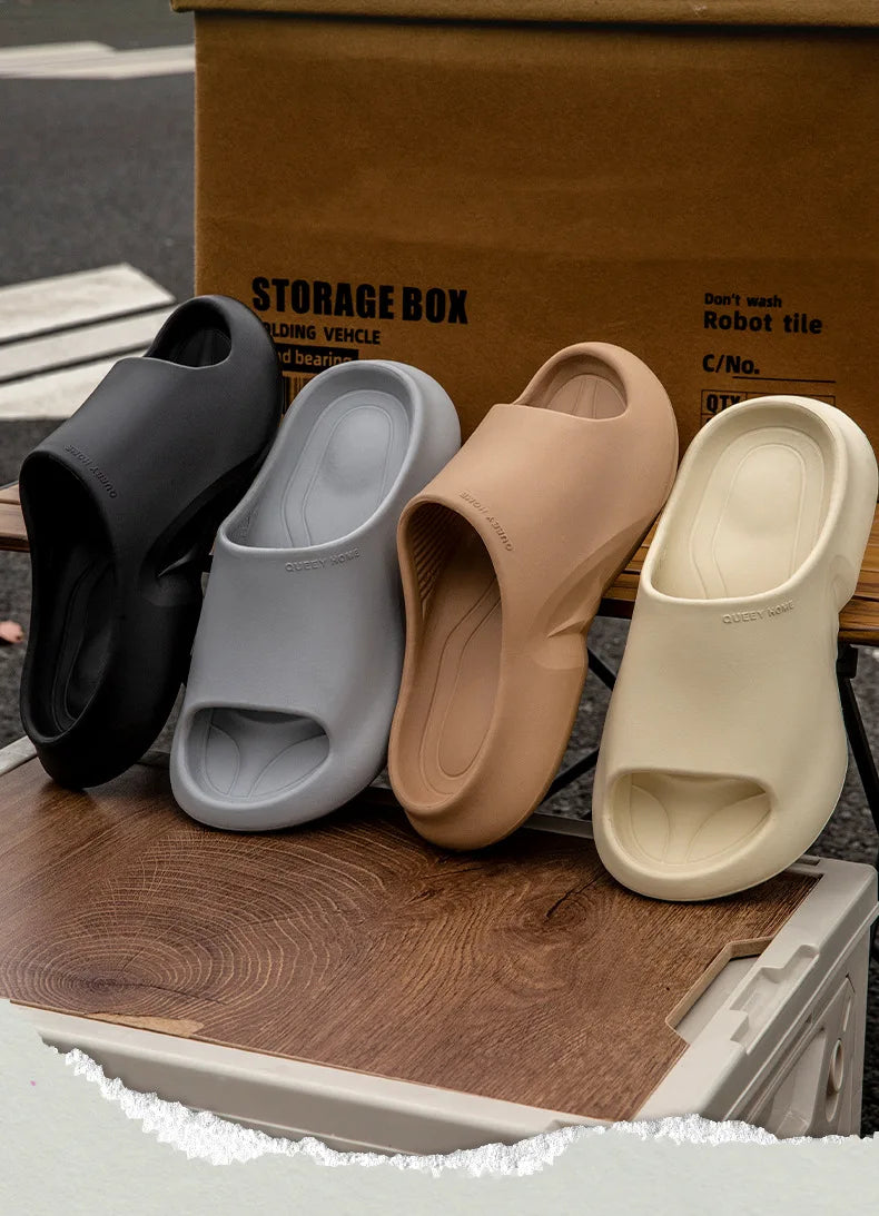 LItfun Fashion Men Sandals Large Size Indoor Outdoor Slippers Non-Slips Casual House Shoes Men Classic EVA Slippers Beach Shoes