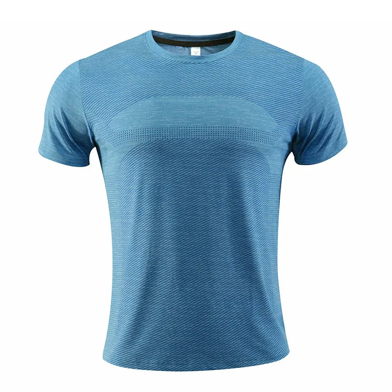 2025 Summer Running T-Shirts for Men High Quality Oversize Tees Breathable Fabric Basketball Soccer Workouts All Day Comfort