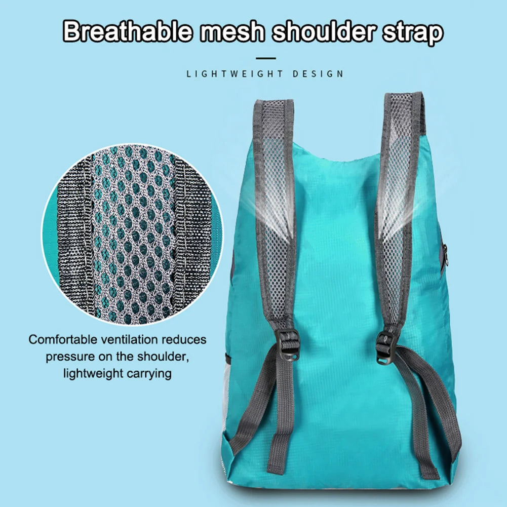 Portable Foldable Backpack Ultralight Outdoor Hiking Bag Climbing Cycling Travel Daypack Knapsack Waterproof Folding Backpacks