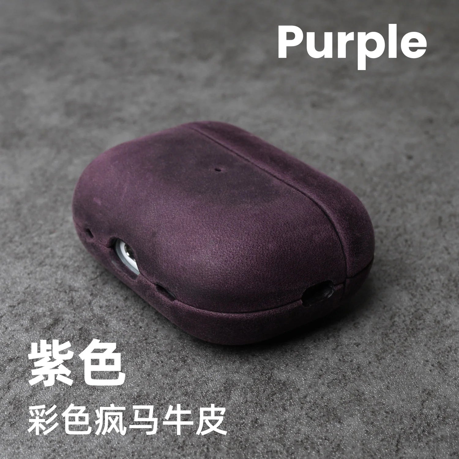 YMW Crazy Horse Genuine Leather Case for AirPods Pro 3 2 Luxury Cowhide Cases Wireless Bluetooth Headset Cover