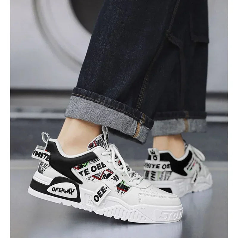 2025 Luxury Men's Vulcanized Shoes Summer Casual Sneaker for Men Outdoor Running Platform Designer Skateboard Tenis Masculino