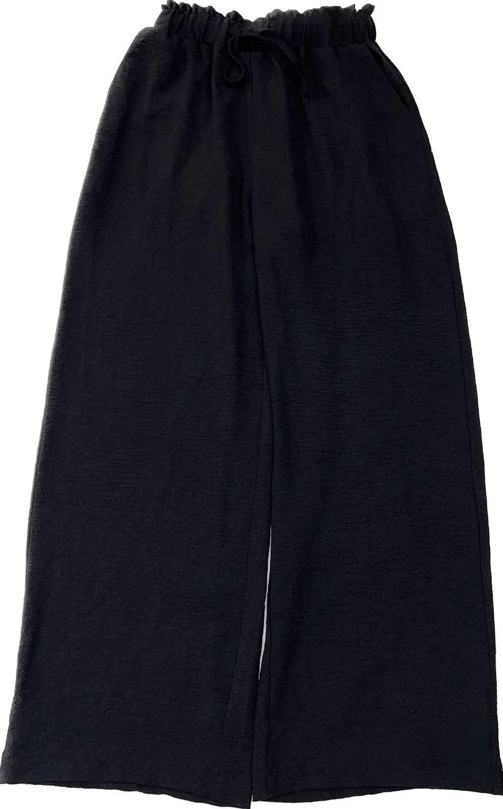 2025 Cross border Women's Four Seasons Wide Leg Loose Drawstring Casual Fashion Pants