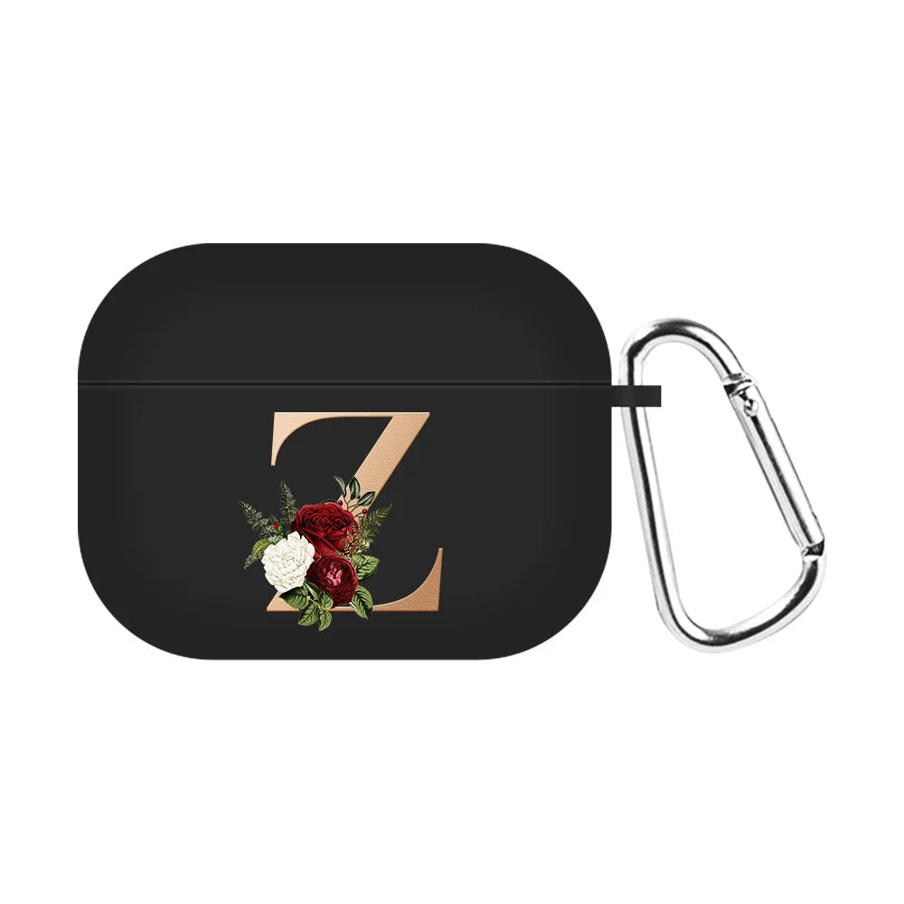 For Airpods Pro 2 USB C Case Silicone Letters Earphone Case For Apple AirPods  4 2nd Generation Pro2 Funda Headset Sleeve Case