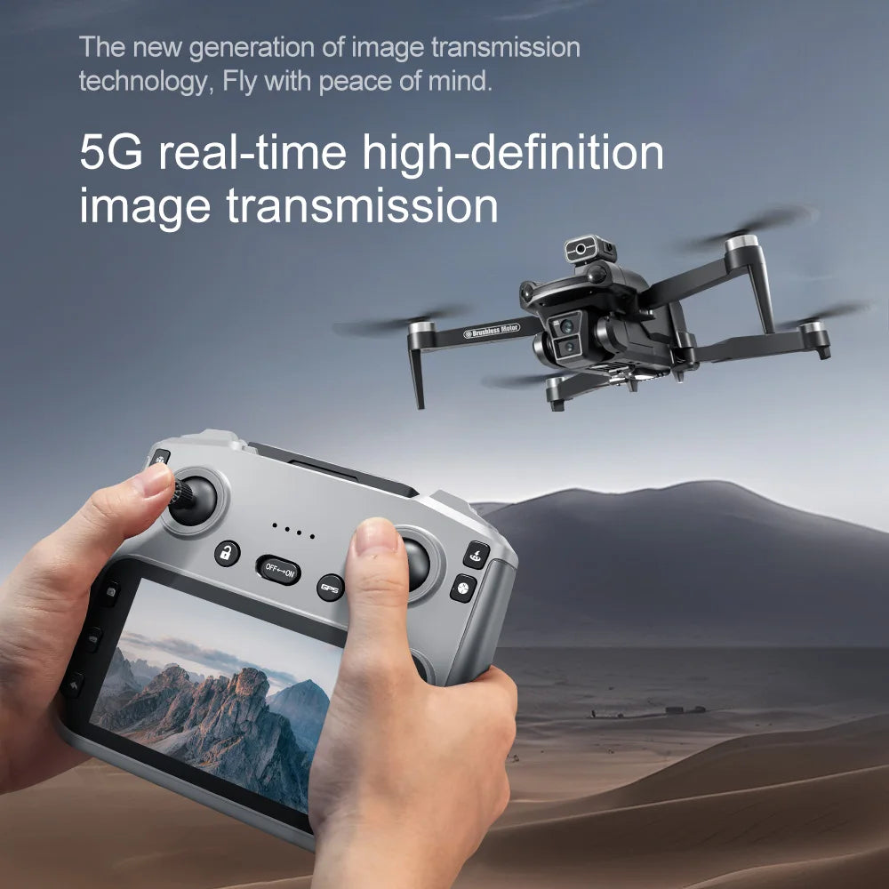 For Xiaomi V198 MAX GPS Drone  8K HD Aerial Photography Dual Camera Brushless Quadrotor Laser Obstacle Avoidance  Aerial Optical