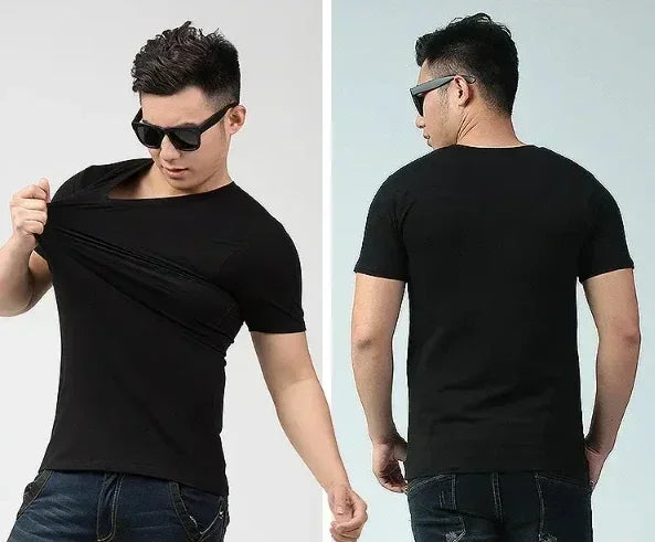 Graphic Print White & Black T-shirts Men's Women's Plus Size Casual Short Sleeve Crew Neck Cotton Tee Unisex Fashion Street Tops