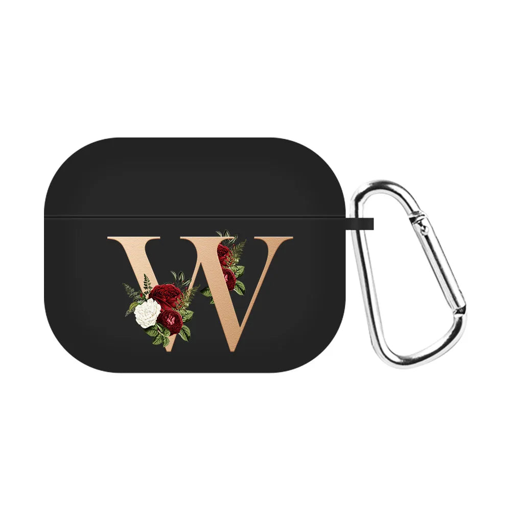 For Airpods Pro 2 USB C Case Silicone Letters Earphone Case For Apple AirPods  4 2nd Generation Pro2 Funda Headset Sleeve Case