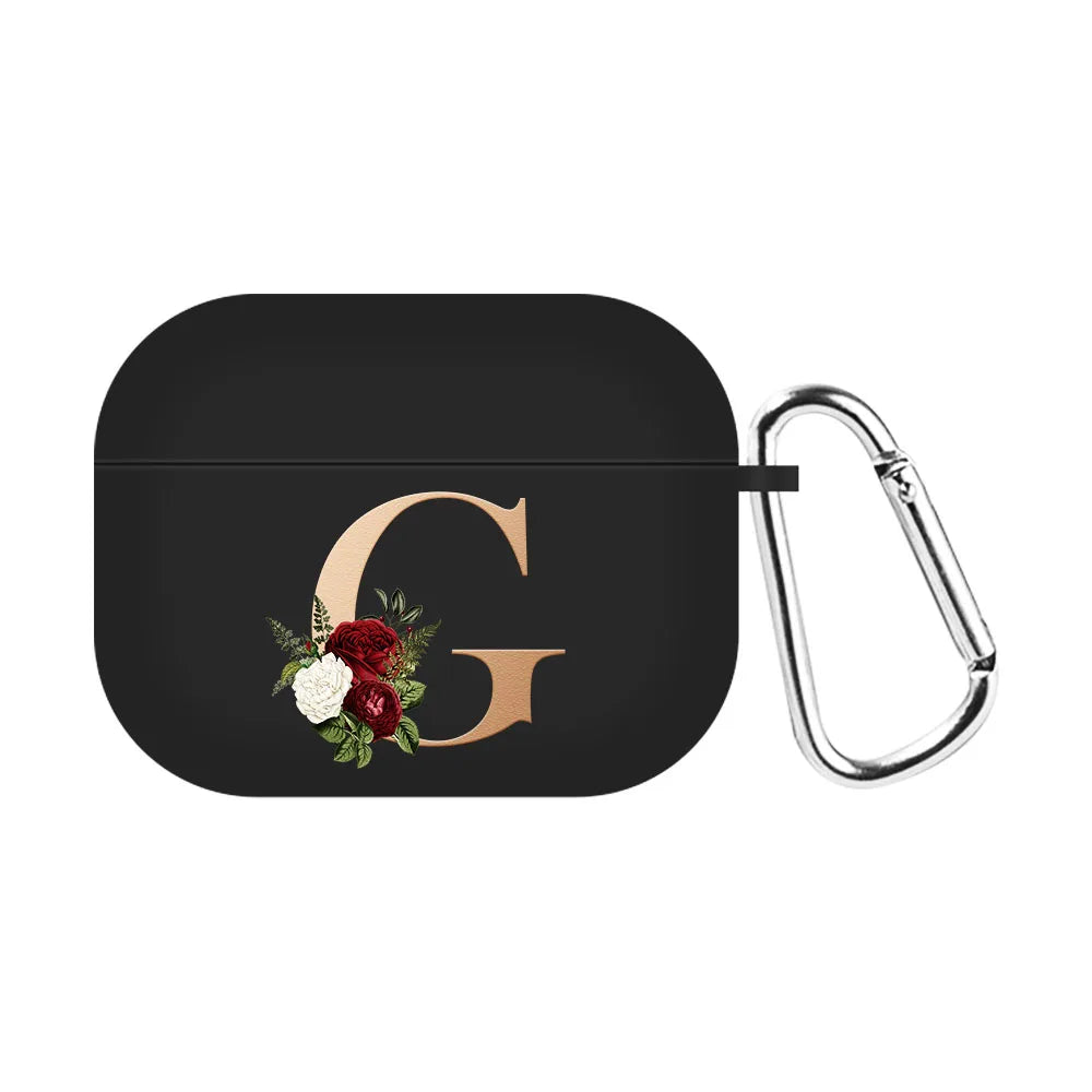 For Airpods Pro 2 USB C Case Silicone Letters Earphone Case For Apple AirPods  4 2nd Generation Pro2 Funda Headset Sleeve Case
