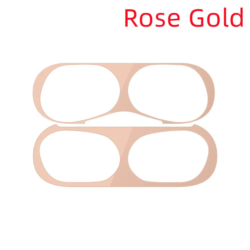 Metal Dust Guard Sticker for Apple AirPods Pro 2 Case Dust-proof Cover Sticker Anti-scratch Earbuds Film for Airpods 3 Pro 2 1