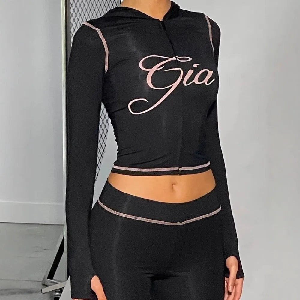 2 Piece Sets Women Outfit Winter 2024 Trend Elegant Warm Suit Vintage Sports Y2k Trouser Sets Large Yoga I.Am.Gia Tracksuit Set