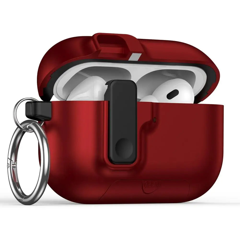 Shockproof Protective Case For Airpods Pro 3 With Phone Stand Automatic Lock Security Cover For AirPods Pro3 3rd Gen 2025