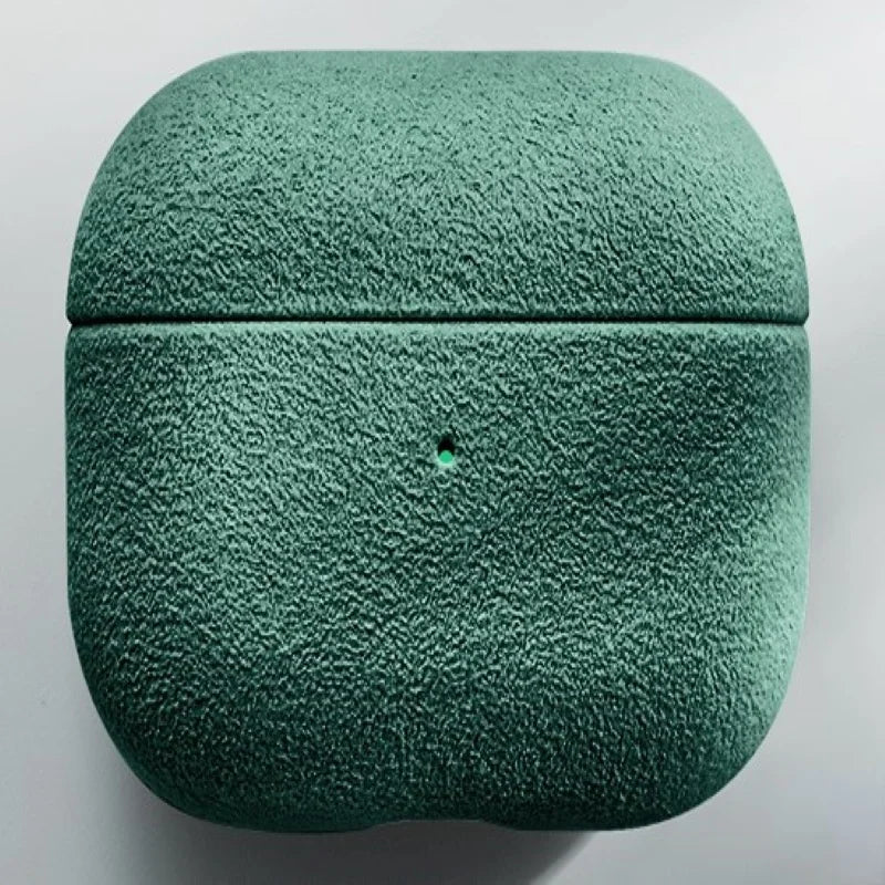 Italian Suede Leather Case For Airpods Pro 2 For Airpods Pro 3 Airpods 4 3 Case Luxury Artificial Leather All Inclusive Case