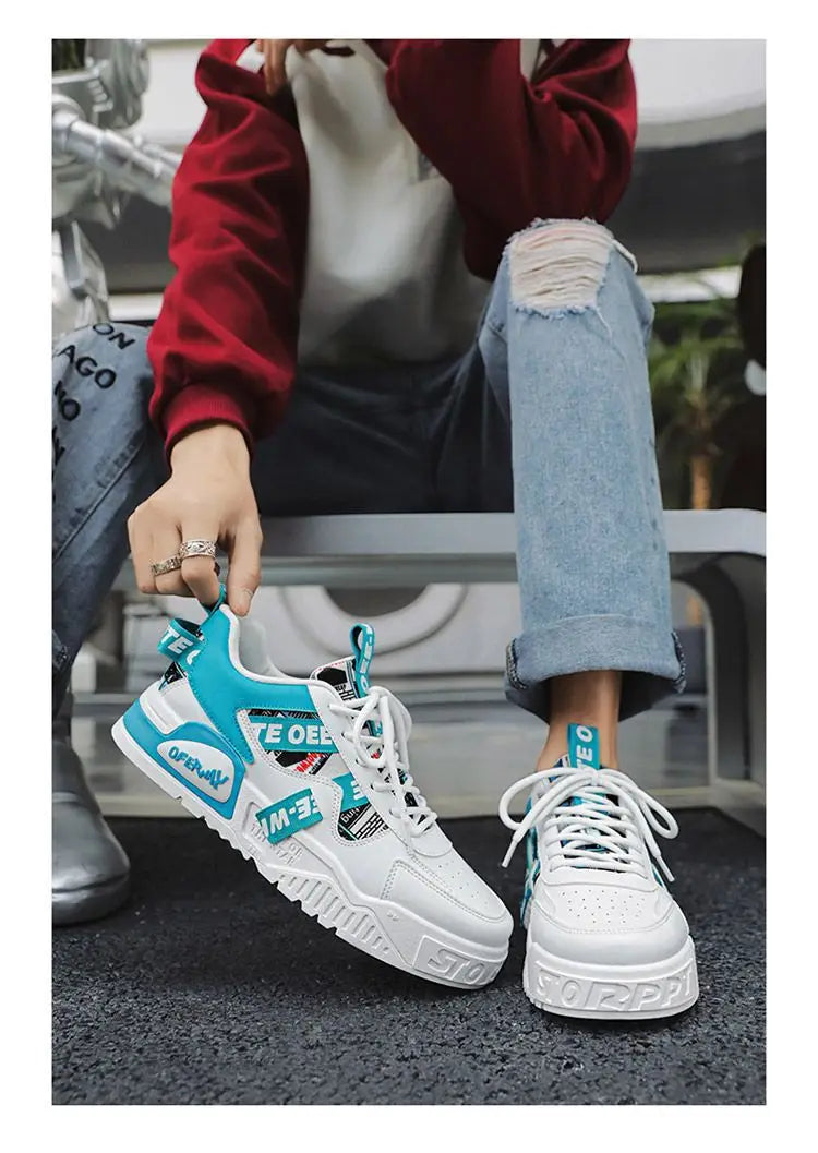 2025 Luxury Men's Vulcanized Shoes Summer Casual Sneaker for Men Outdoor Running Platform Designer Skateboard Tenis Masculino