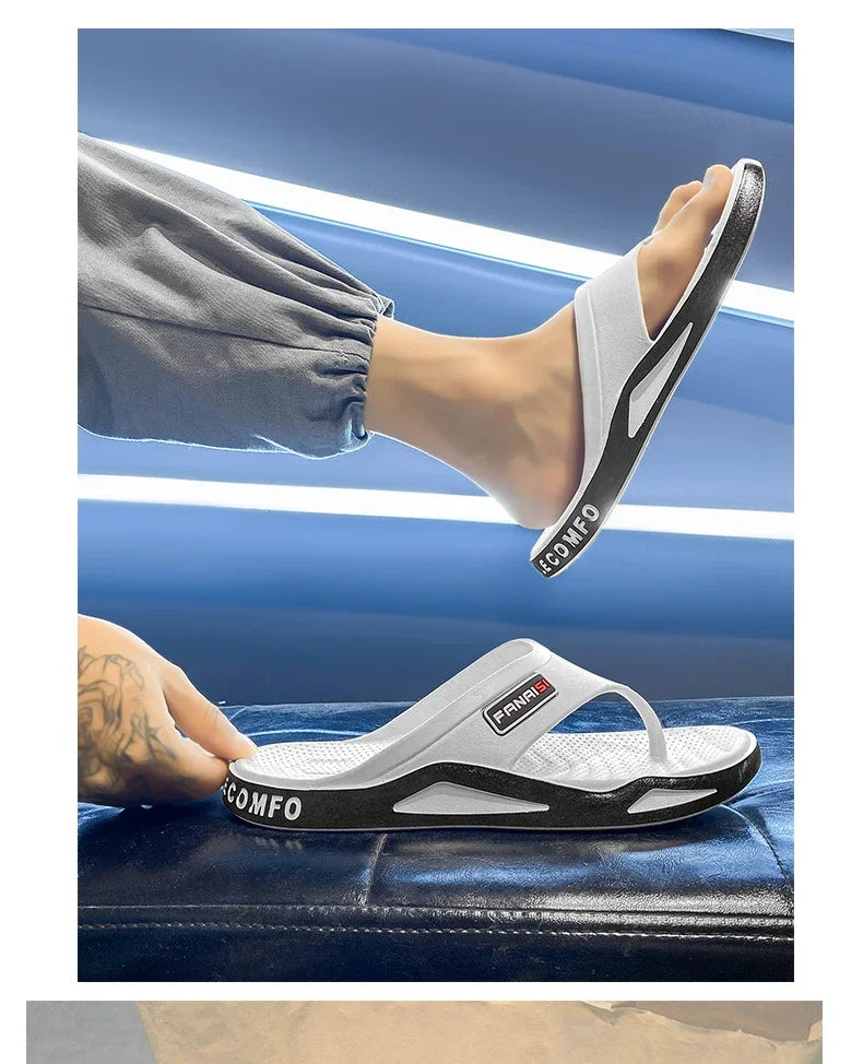New 2026 Flip Flops For Man Flip-Flops Sports Beach Sandals Men Casual Fashion & Trend Comfortable Shoes House Home Outdoor